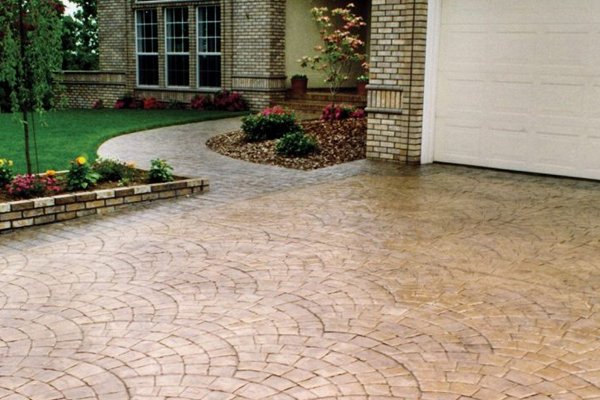Fancy Stamped Concrete Flooring